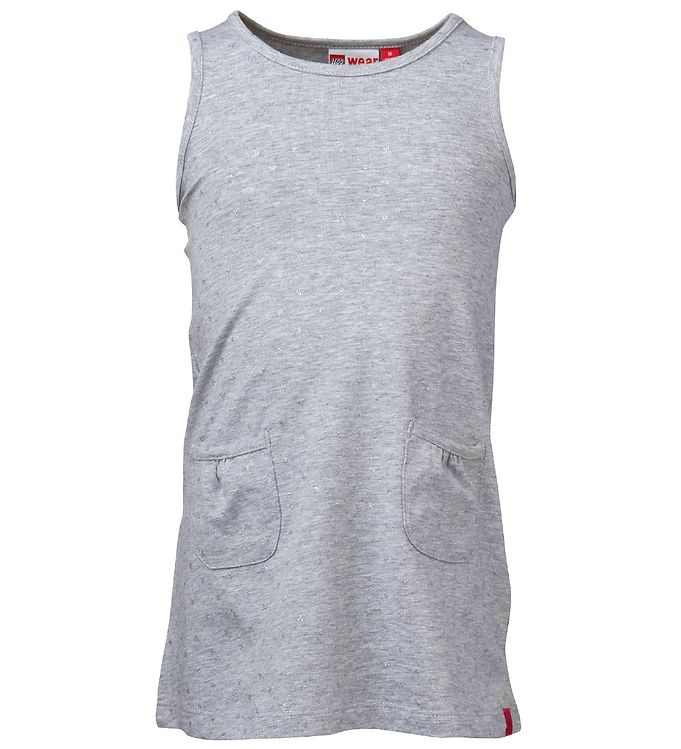 LEGOÂ® Wear Kjole - Gråmeleret m. Glimmer