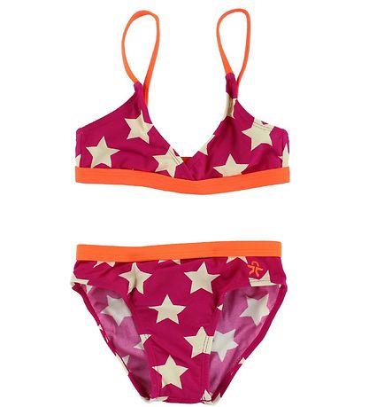 Bikini Color Kids - Rose/Orange av. Étoiles Bikini Color Kids - Rose/Orange av. Étoiles