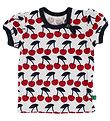 Freds World T-shirt - White w. Cherries Freds World T-shirt - White w. Cherries