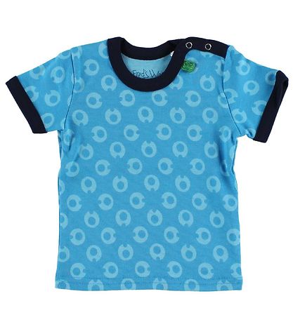 Freds World T-shirt - Blue w. My I Freds World T-shirt - Blue w. My I