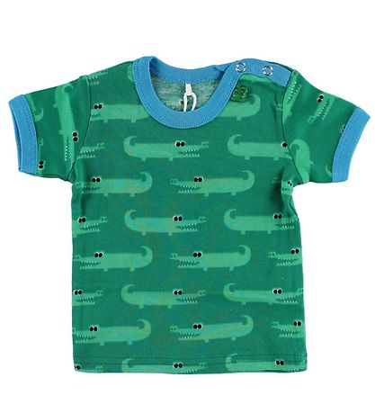Freds World T-shirt - Green w. Crocodiles Freds World T-shirt - Green w. Crocodiles