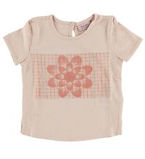 T-Shirt Noa Noa miniature - Rose Clair av. Fleur T-Shirt Noa Noa miniature - Rose Clair av. Fleur