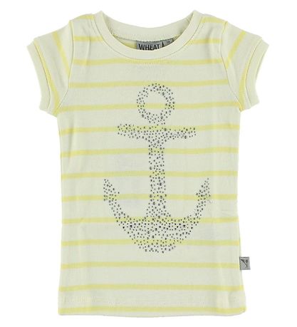 T-Shirt Wheat - Crème/Jaune av. Ancre T-Shirt Wheat - Crème/Jaune av. Ancre