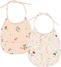 Mikk-Line Hagesmæk - 2-pak - Kort - PU - Butterfly/ Strawberry