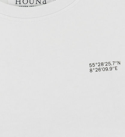 Hound T-shirt - HdAnton - City Back print - Bone White/ Black