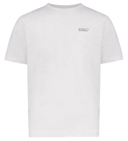 Hound T-shirt - HdAnton - City Back print - Bone White/ Black