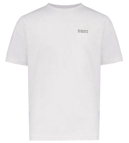 Hound T-shirt - HdAnton - City Back print - Bone White/ Green