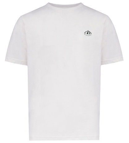Hound T-shirt - HdAnton - City Back print - Bone White/ Dark Gre