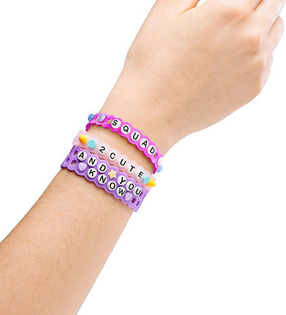 Jelly Bands Kreasæt - Peel Away Bracelets - Cotton Candy