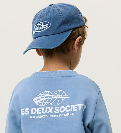 Les Deux Kasket - Logo Dad - Dark Denim Blue