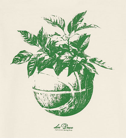 Les Deux T-Shirt - Pflanze - Light Ivory