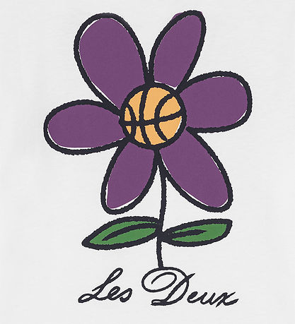 Les Deux T-shirt - Flower - White