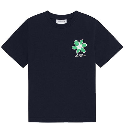 Les Deux T-shirt - Flower - Dark Navy