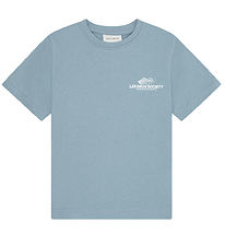 Les Deux T-shirt - Exhibition - Faded Denim Blue