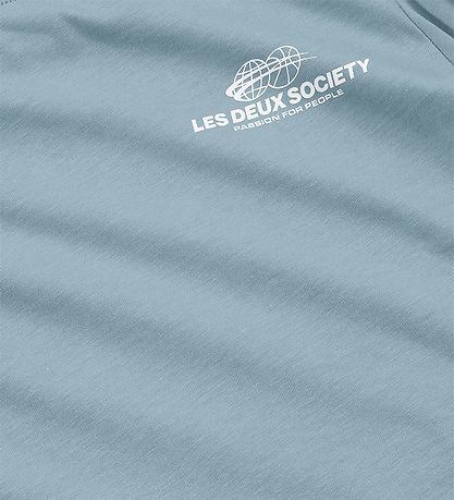 Les Deux T-shirt - Exhibition - Faded Denim Blue