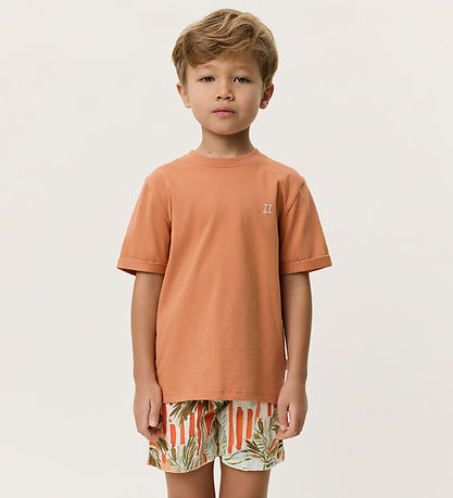 Les Deux T-shirt - Core Contrast - Raw Sienna Orange