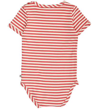 Müsli Body k/æ - Rib - Mineral Red/ Tofu