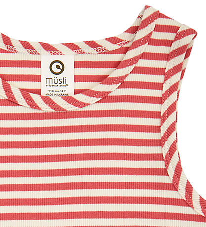 Müsli Top - Rib - Mineral Red/ Tofu