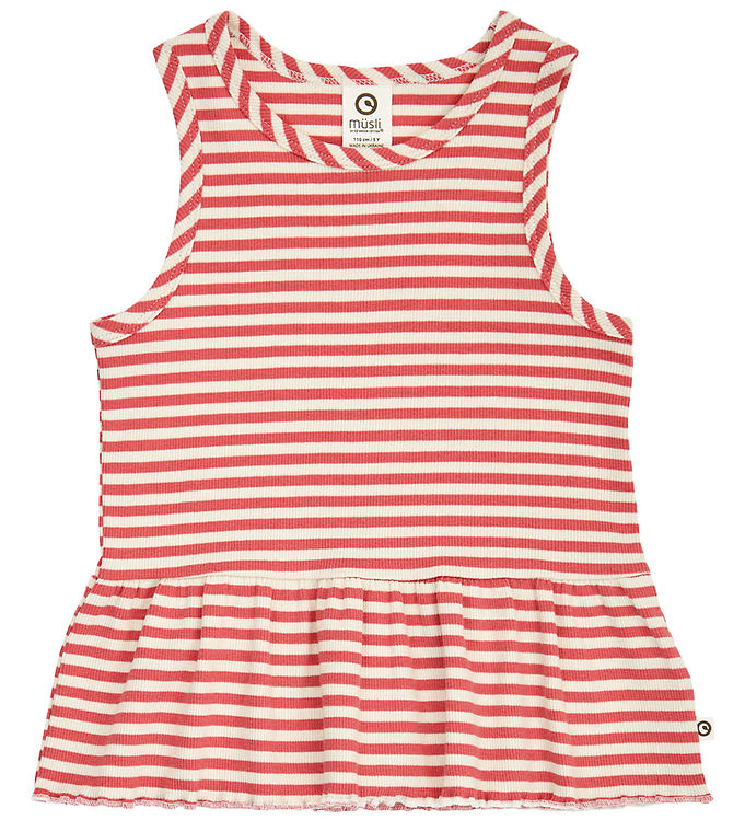 Müsli Top - Rib - Mineral Red/ Tofu