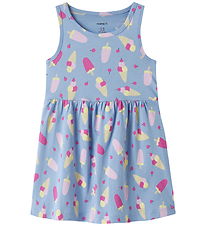 Name It Kjole - NmfVineo - Serenity/Ice Cream