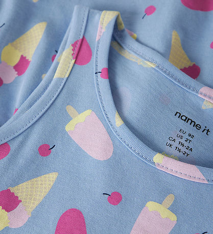 Name It Kjole - NmfVineo - Serenity/Ice Cream