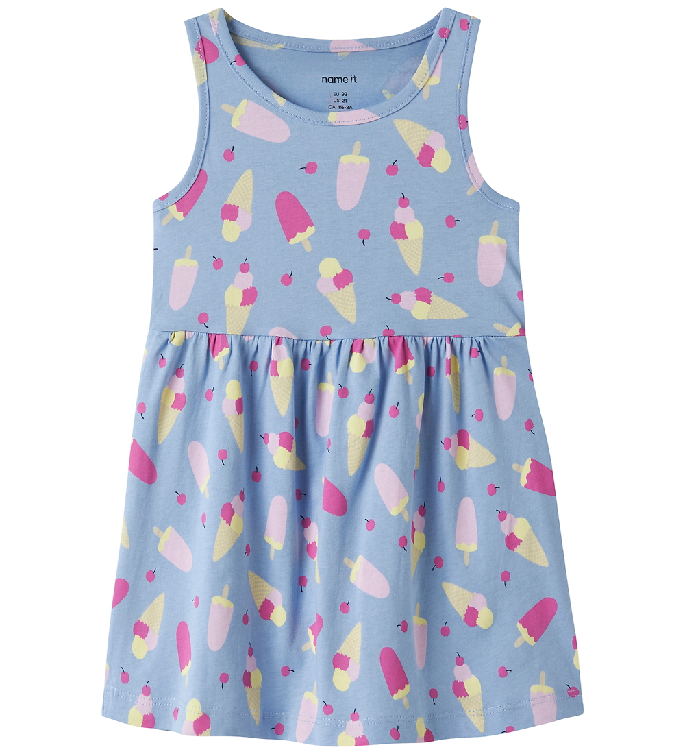 Name It Kleid - NmfVineo - Serenity/Ice Cream - Name It - 2 Jahre (92) - Kleider