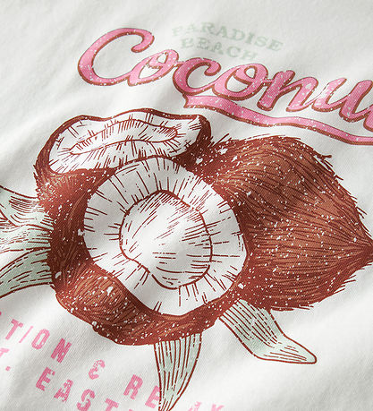 Name It Crop Top - NkfVilma - Bright White/Coconut