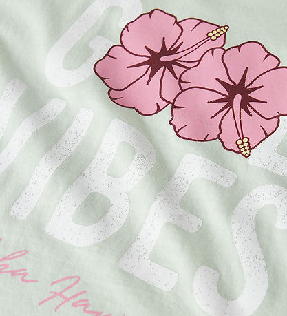 Name It Crop Top - NkfVilma - Pale Aqua/Good Vibes