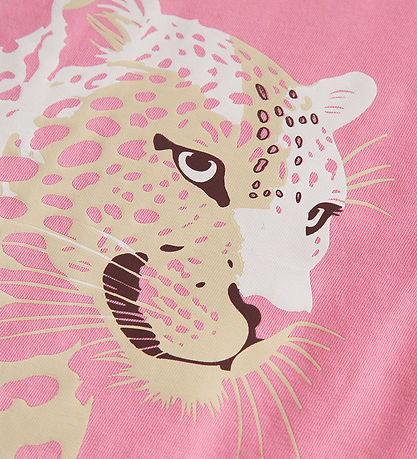 Name It Crop Top - NkfVilma - Pink Drink/Cheetha