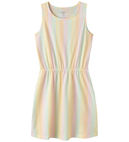 Name It Kjole - NkfVigga - Bright White/Cool Stripes
