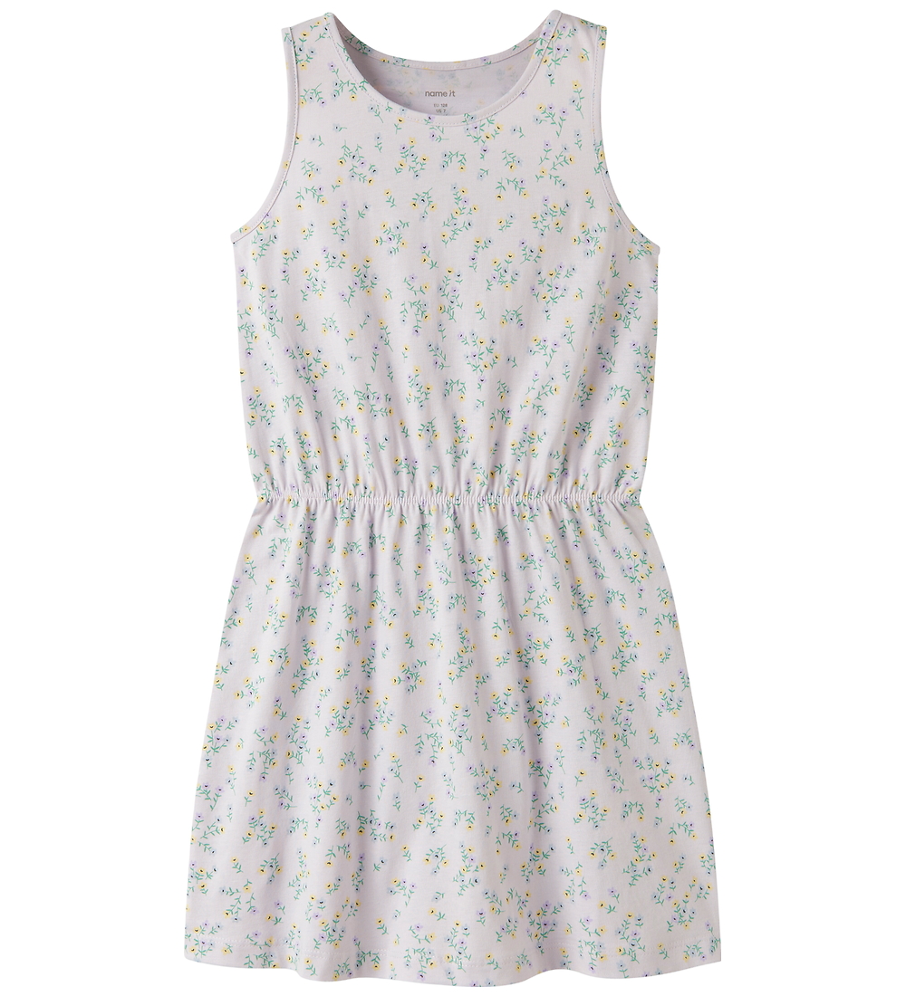 Name It Kleid - NfkVigga - Lavender Fog/Little Flower - Name It - 11 Jahre (146) - Kleider