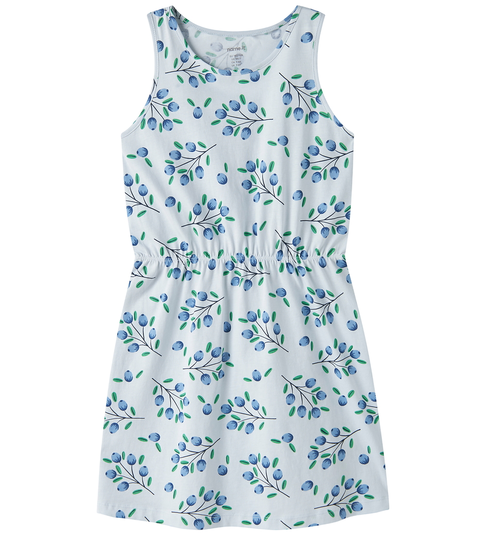Name It Kleid - NkfVigga - Ancient Water/Blueberry - Name It - 9 Jahre (134) - Kleider