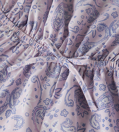 Name It Buksedragt - NkfVinaya - Lavender Fog/Paisley Flowers