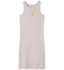 Name It Kjole - Rib - NkfVivemma - Cradle Pink/Lemon