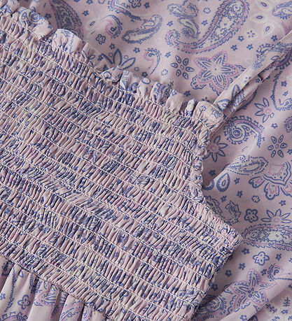 Name It Kjole - NkfVinaya - Lavender Fog/Paisley Flowers