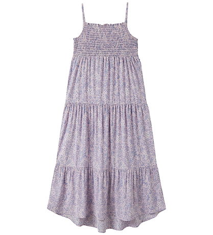 Name It Kjole - NkfVinaya - Lavender Fog/Paisley Flowers