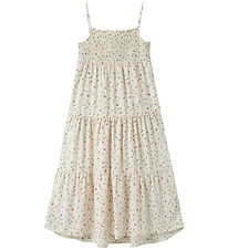 Name It Kjole - NkfVinaya - Almond Milk/Cute Flowers