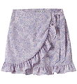 Name It Nederdel - NkfVinaya - Lavender Fog/Paisley Flowers