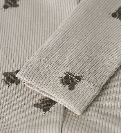 Name It Leggings - Rib - Bomuld/Modal - NbmFunkab - Chateau Gray