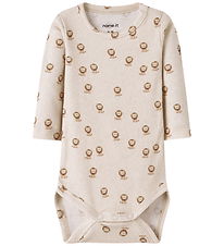 Name It Romper l/s - NbmHobit - Peyote Melange