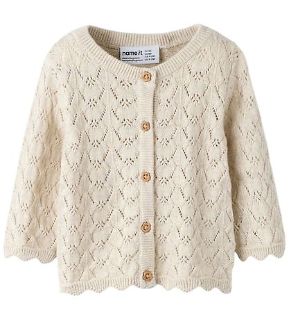 Name It Cardigan - Strik - NbfHarriet - Peyote Melange