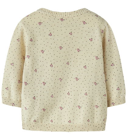 Name It Cardigan - Strik - NbfHide - Almond Milk