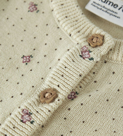 Name It Cardigan - Strik - NbfHide - Almond Milk