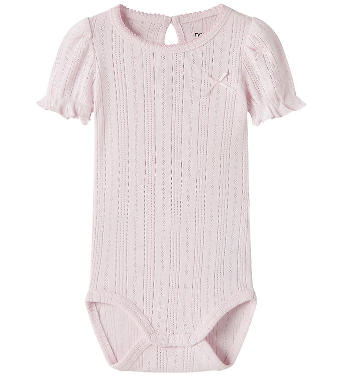 Name It Body k/æ - NbfHappy - Cradle Pink m. Hulmønster