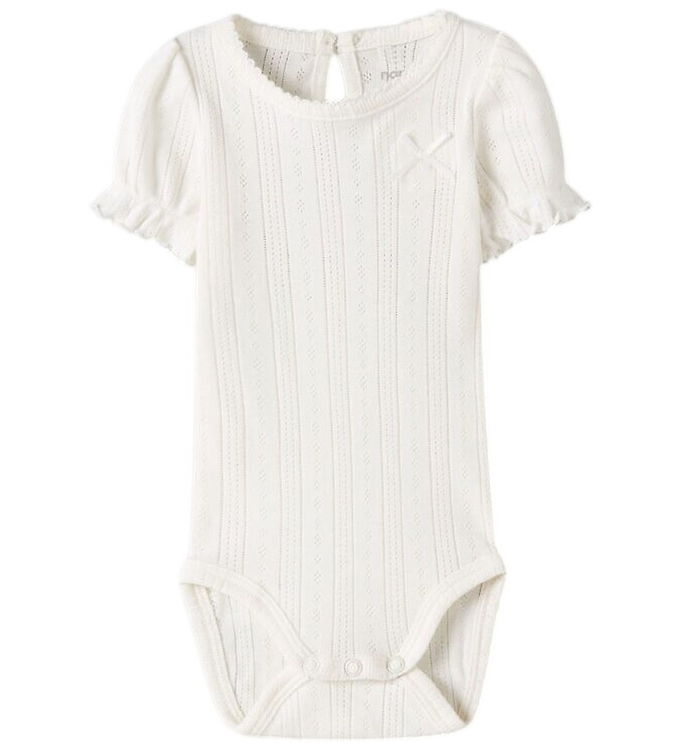 Name It Happy Cloud Dancer - Baby Body - Hvid - 74