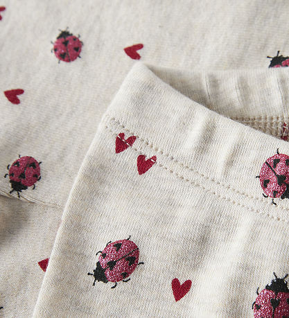 Name It Leggings - Bomuld/Modal - NbfHaline - Peyote Melange m. 