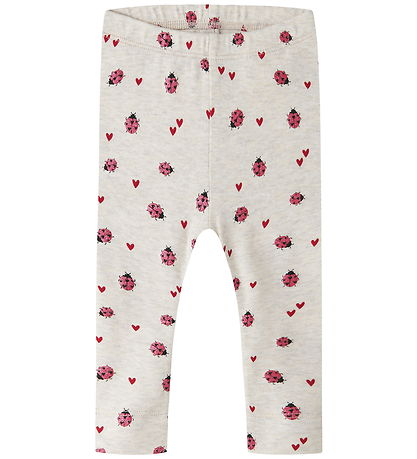 Name It Leggings - Bomuld/Modal - NbfHaline - Peyote Melange m. 
