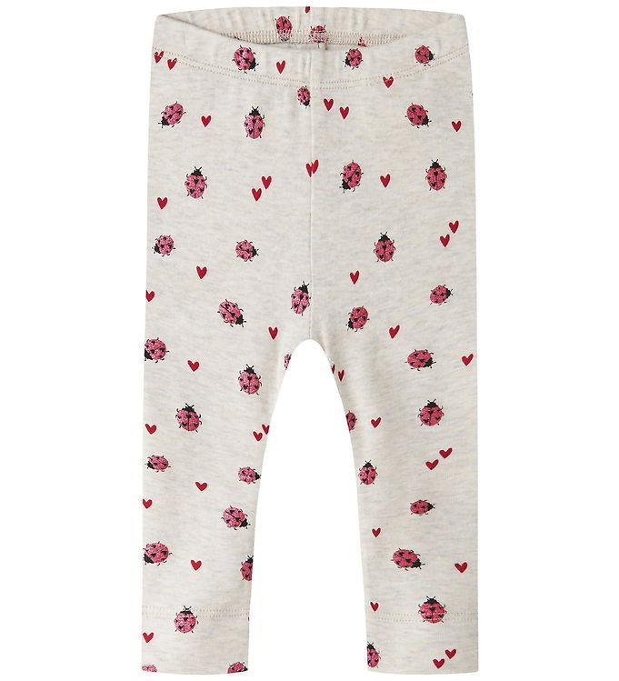 Name It Leggings - Bomuld/Modal - NbfHaline - Peyote Melange m.