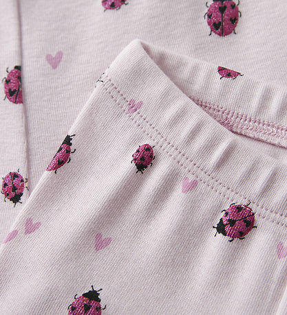 Name It Leggings - Bomuld/Modal - NbfHaline - Cradle Pink m. Gli