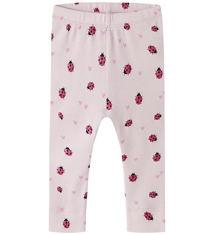 Name It Leggings - Bomuld/Modal - NbfHaline - Cradle Pink m. Gli
